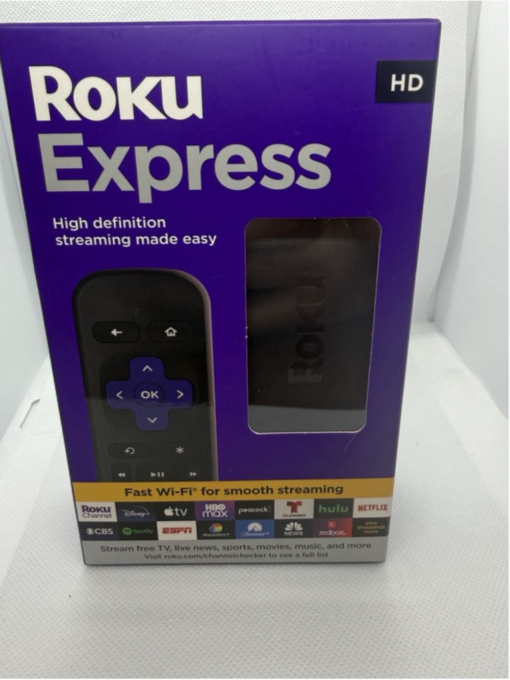 Roku Express HD Streaming Player Stick HDTV 1080p Digital Wireless WiFi New